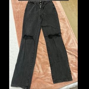 Black PacSun dad jean